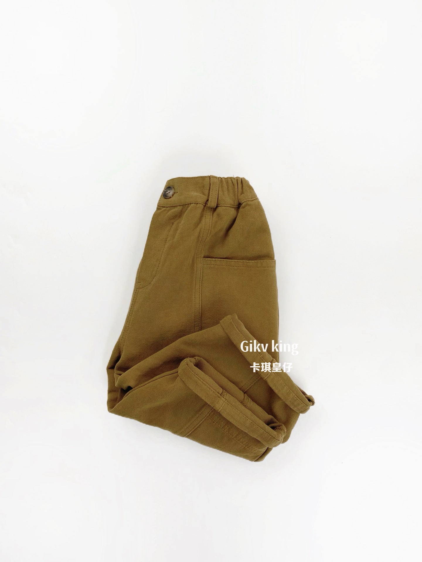 Woven Elastic Waist Tapered Pants Simple Tapered Pants [mh0012569]