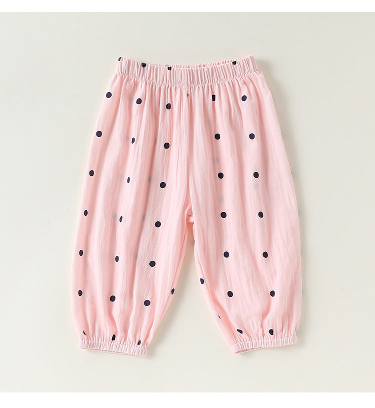 Polka Dot Mosquito Pants ドット柄 ロングパンツ【mh0013042】