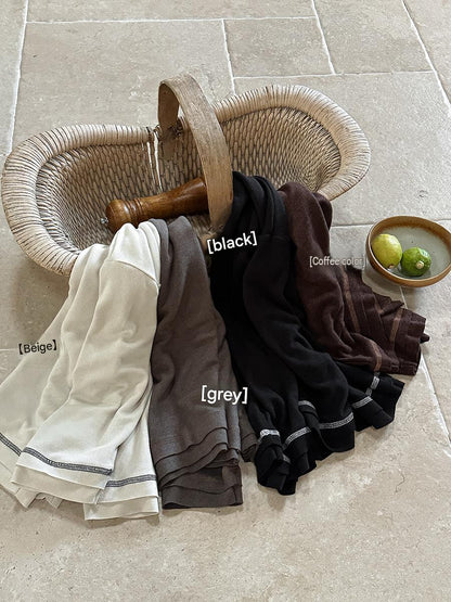Kids' Stitch Mock Neck Long-Sleeve T-Shirt [mh0014793]