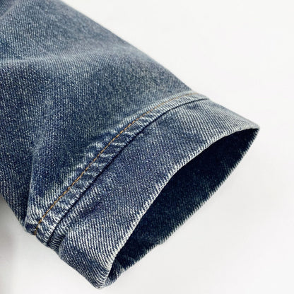 Vintage Wash Denim Drop Shoulder Jacket キッズ デニムジャケット【mh0012570】