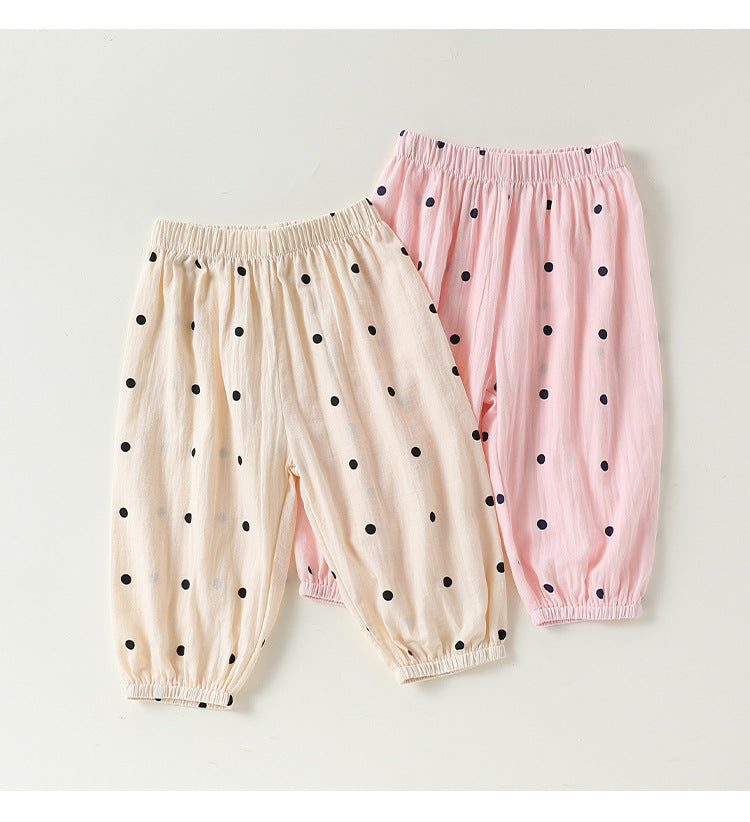 Polka Dot Mosquito Pants ドット柄 ロングパンツ【mh0013042】