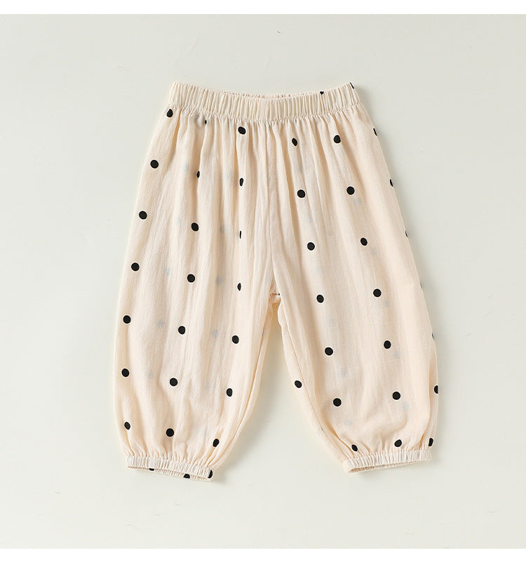 Polka Dot Mosquito Pants ドット柄 ロングパンツ【mh0013042】