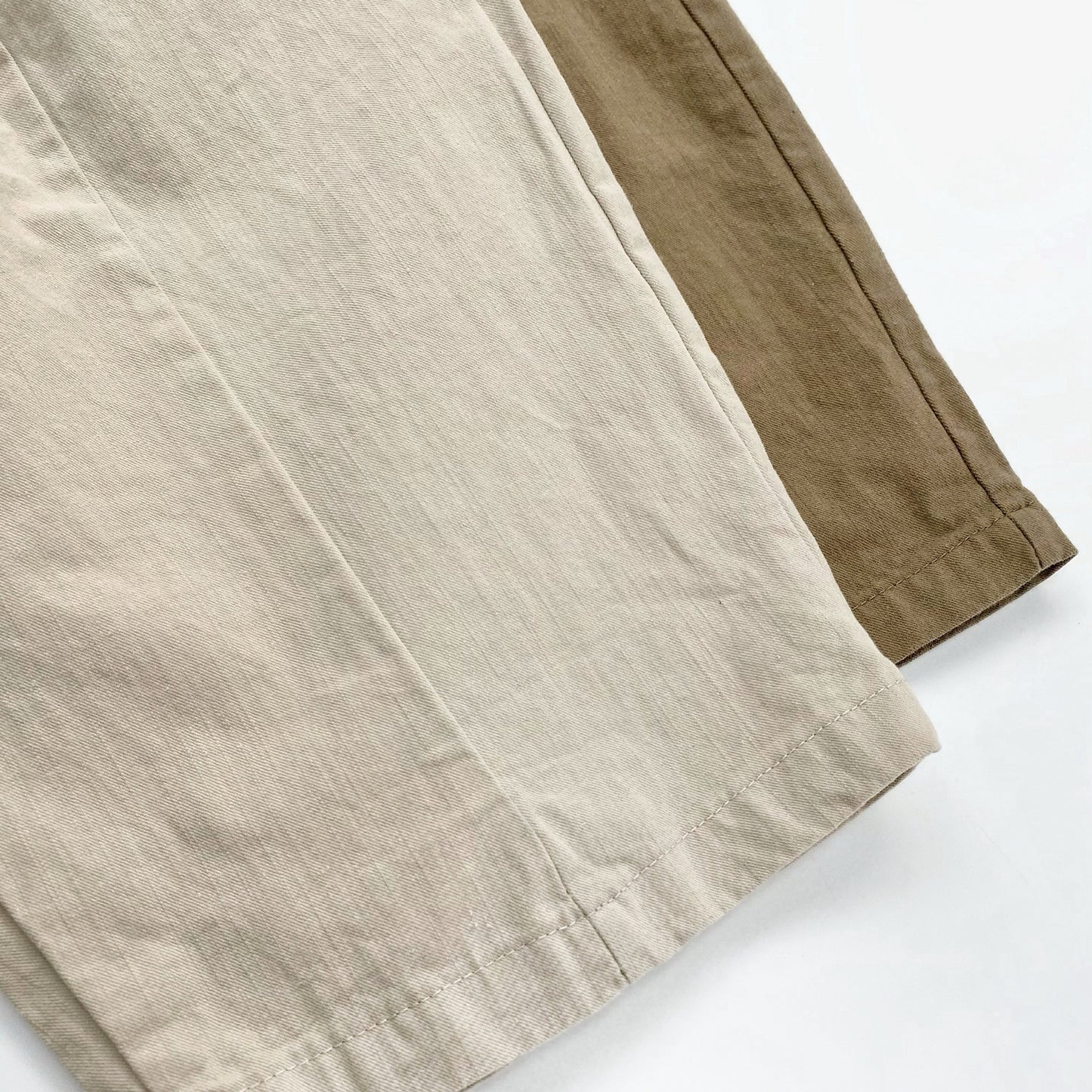 Woven Cotton Elastic Waist Tapered Pants Daily Tapered Pants [mh0012564]