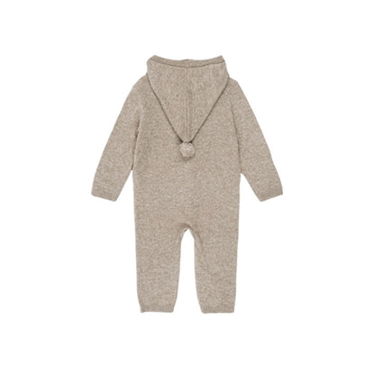 ニットロンパース 厚手 フード付 カジュアル カバーオール【mh0011712】