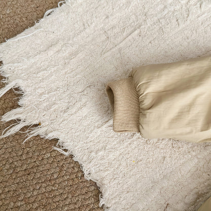 アウタージャンプスーツ 中綿 厚手 フード付 ボア カバーオール【mh0011692】