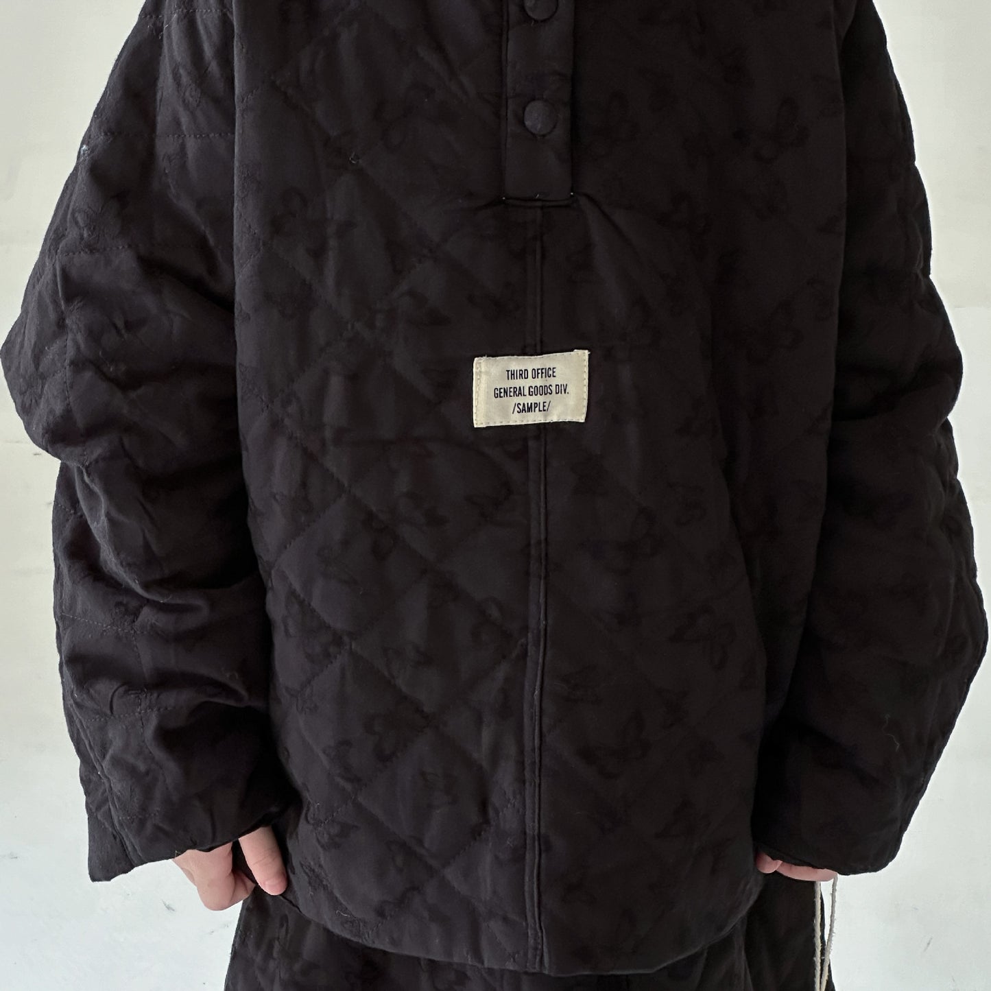 キルティングジャケット スカート セットアップ ノーカラー【mh0011654】