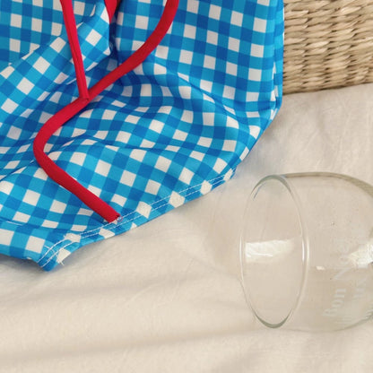 Gingham Girls Swimsuit チェック柄 ワンピース 水着【mh0012496】