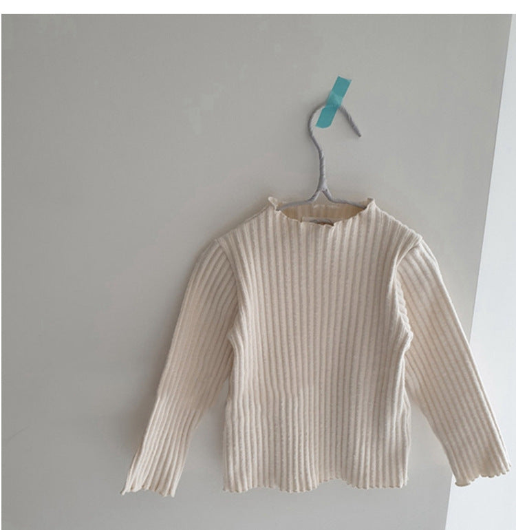 Ribbed Cotton Pajama & Leggings Set Long Sleeve T-shirt Leggings Set [mh0012644]