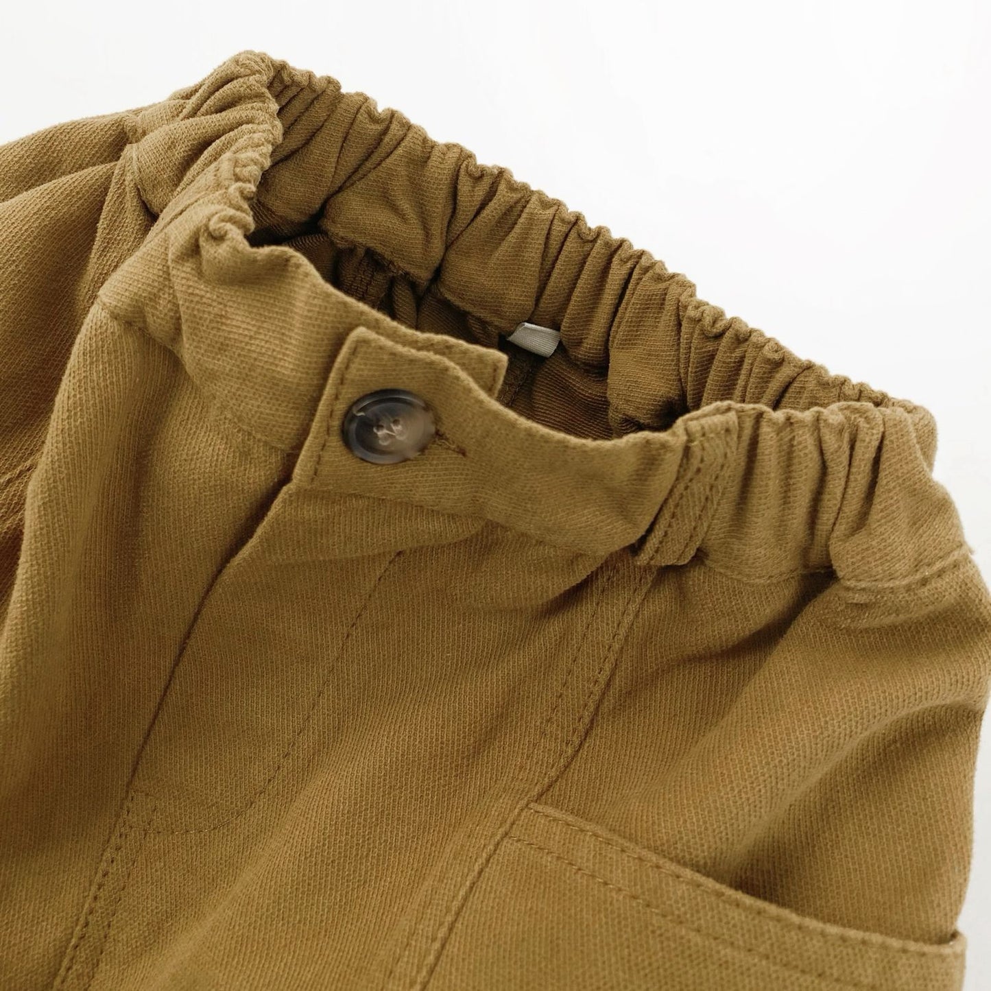 Woven Elastic Waist Tapered Pants Simple Tapered Pants [mh0012569]