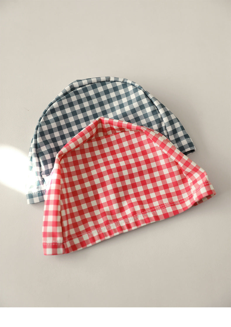 UPF50 Plus Gingham Ruffled One-piece ギンガムチェック 水着【mh0012602】