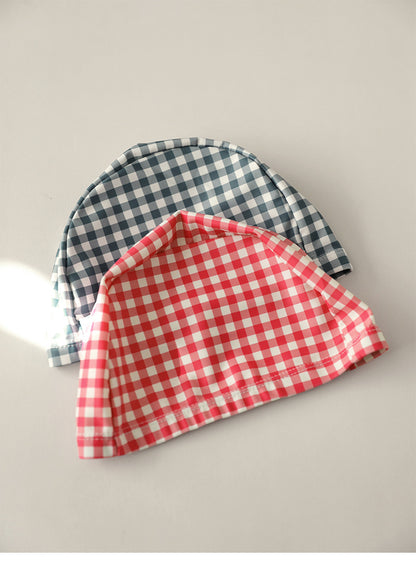 UPF50 Plus Gingham Ruffled One-piece ギンガムチェック 水着【mh0012602】