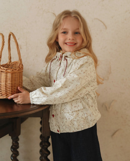 ウィンドブレーカー チェック柄 キッズ フード付き 調整可能【mh0011557】