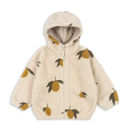 ボアジャケット 厚手 チェリーレモンダイナソーブレッド フード付 カジュアル アウター【mh0011708】