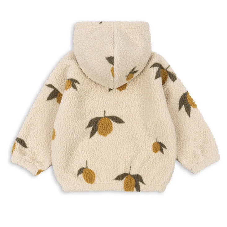 ボアジャケット 厚手 チェリーレモンダイナソーブレッド フード付 カジュアル アウター【mh0011708】