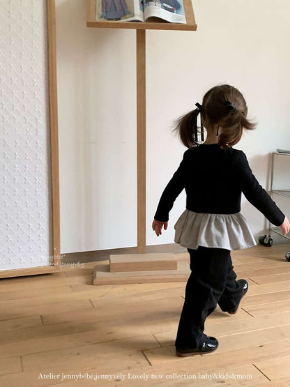 長袖セットアップ 長袖セットアップ ニットカーディガン ペプラム ギンガムチェック ワイドパンツ 2点セット【mh0011531】