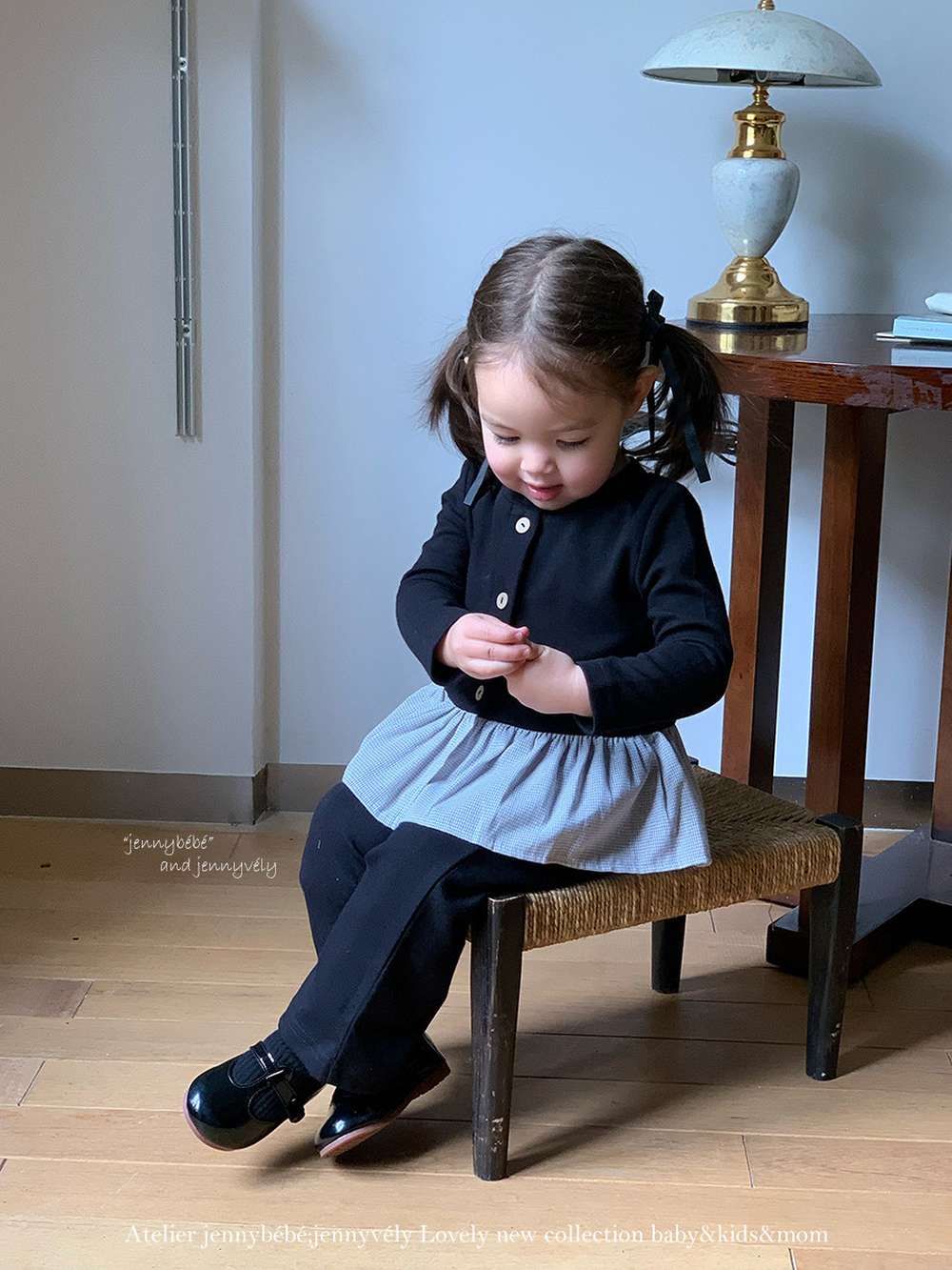 長袖セットアップ 長袖セットアップ ニットカーディガン ペプラム ギンガムチェック ワイドパンツ 2点セット【mh0011531】