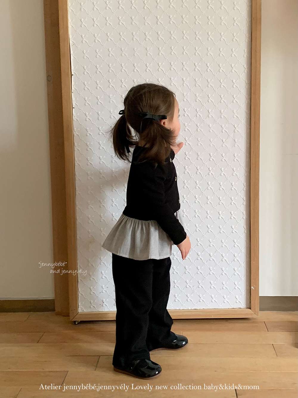 長袖セットアップ 長袖セットアップ ニットカーディガン ペプラム ギンガムチェック ワイドパンツ 2点セット【mh0011531】