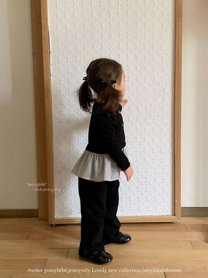 長袖セットアップ 長袖セットアップ ニットカーディガン ペプラム ギンガムチェック ワイドパンツ 2点セット【mh0011531】