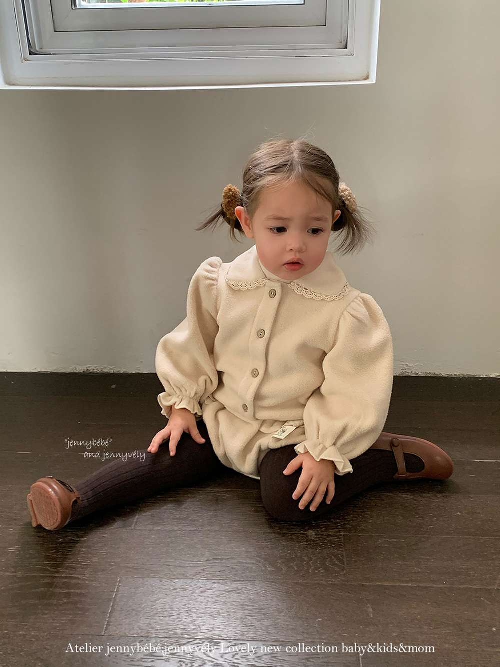 長袖セットアップ 長袖セットアップ フリース素材 丸襟ブラウス フリルかぼちゃパンツ 2点セット 防寒【mh0011532】