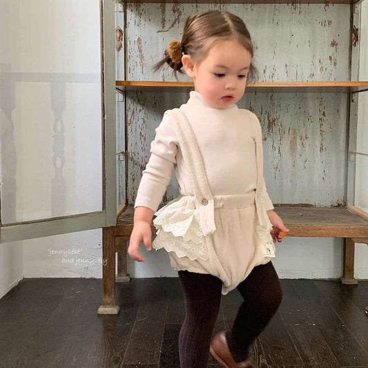 長袖セットアップ 長袖セットアップ フリース素材 丸襟ブラウス フリルかぼちゃパンツ 2点セット 防寒【mh0011532】