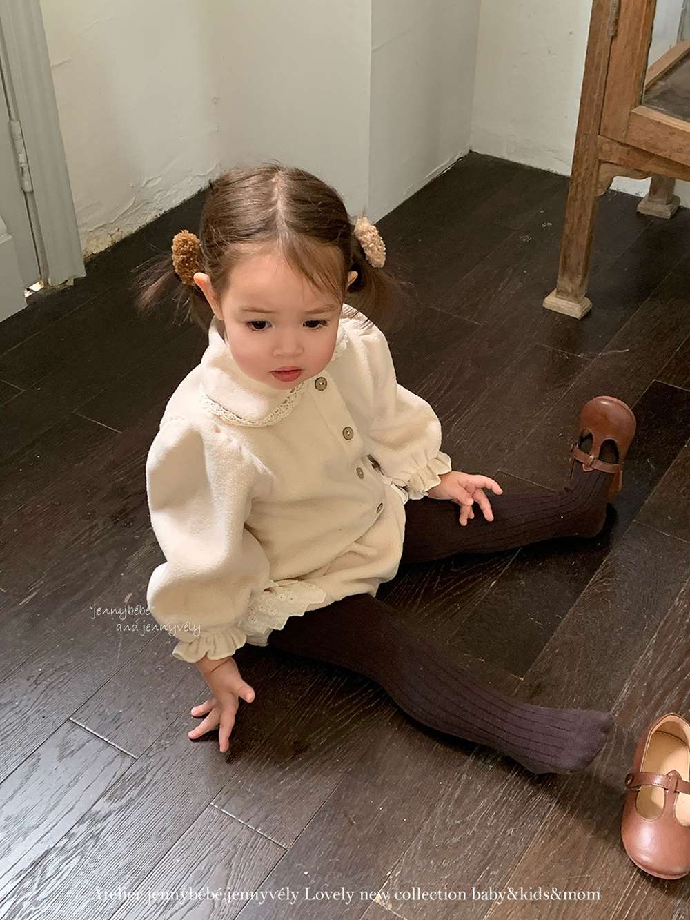 長袖セットアップ 長袖セットアップ フリース素材 丸襟ブラウス フリルかぼちゃパンツ 2点セット 防寒【mh0011532】