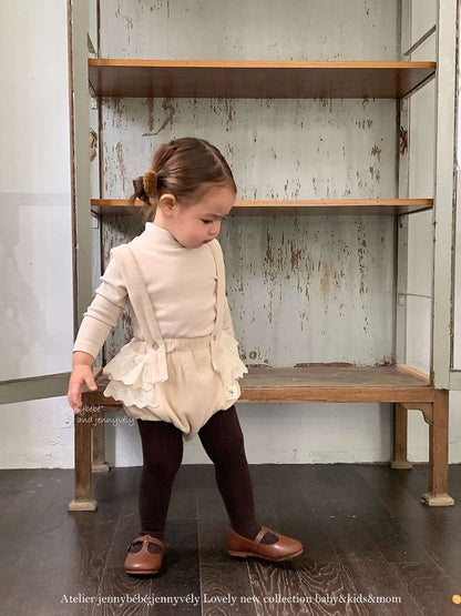 長袖セットアップ 長袖セットアップ フリース素材 丸襟ブラウス フリルかぼちゃパンツ 2点セット 防寒【mh0011532】