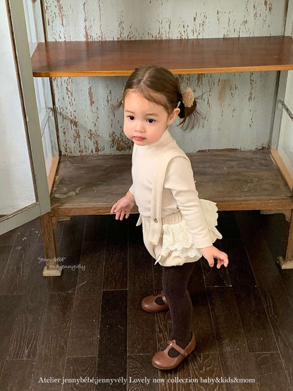 長袖セットアップ 長袖セットアップ フリース素材 丸襟ブラウス フリルかぼちゃパンツ 2点セット 防寒【mh0011532】