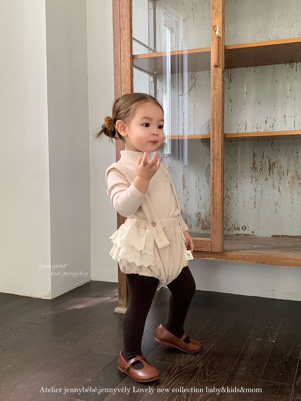 長袖セットアップ 長袖セットアップ フリース素材 丸襟ブラウス フリルかぼちゃパンツ 2点セット 防寒【mh0011532】