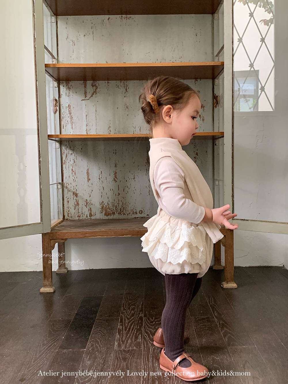 長袖セットアップ 長袖セットアップ フリース素材 丸襟ブラウス フリルかぼちゃパンツ 2点セット 防寒【mh0011532】