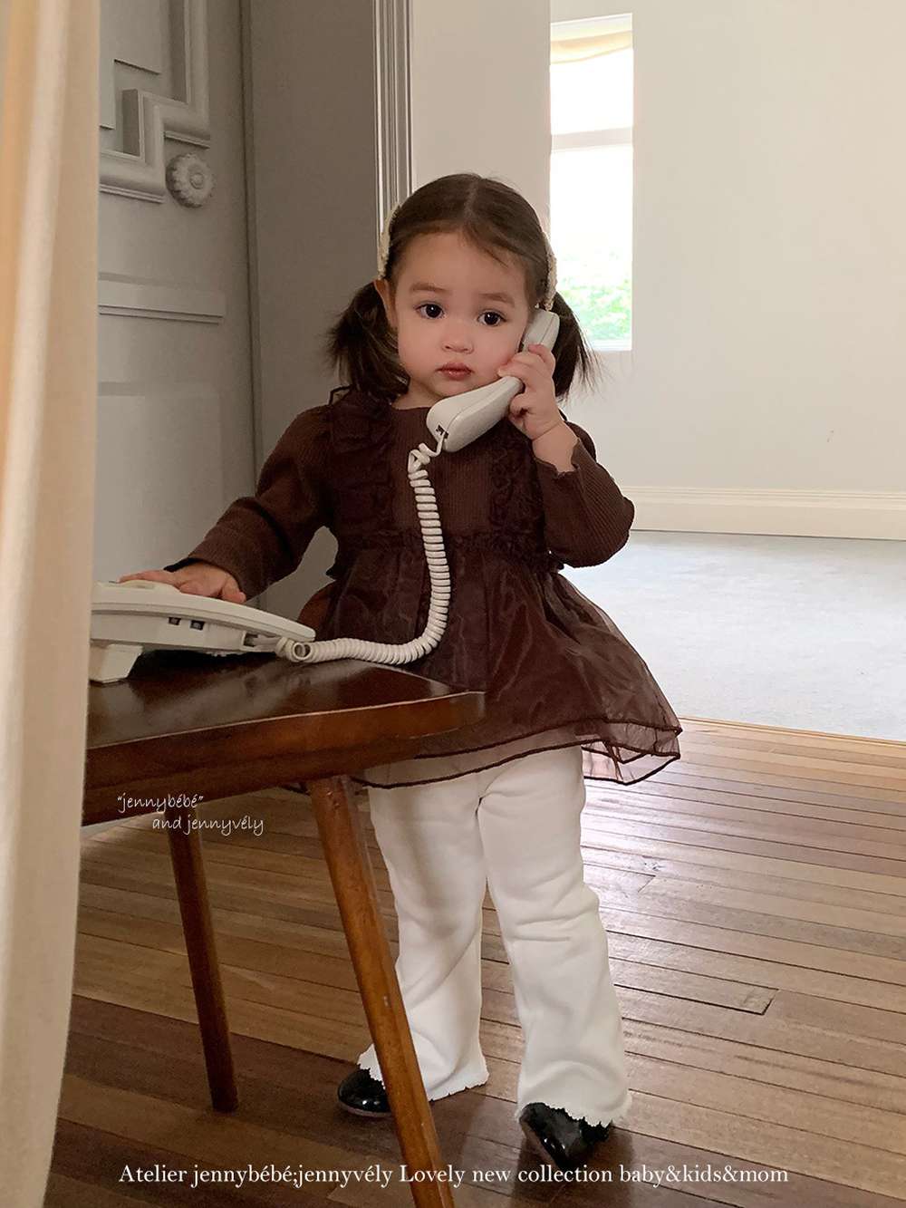 長袖セットアップ チュールレイヤード 長袖トップス 裏起毛 フレアパンツ セットアップ【mh0011527】