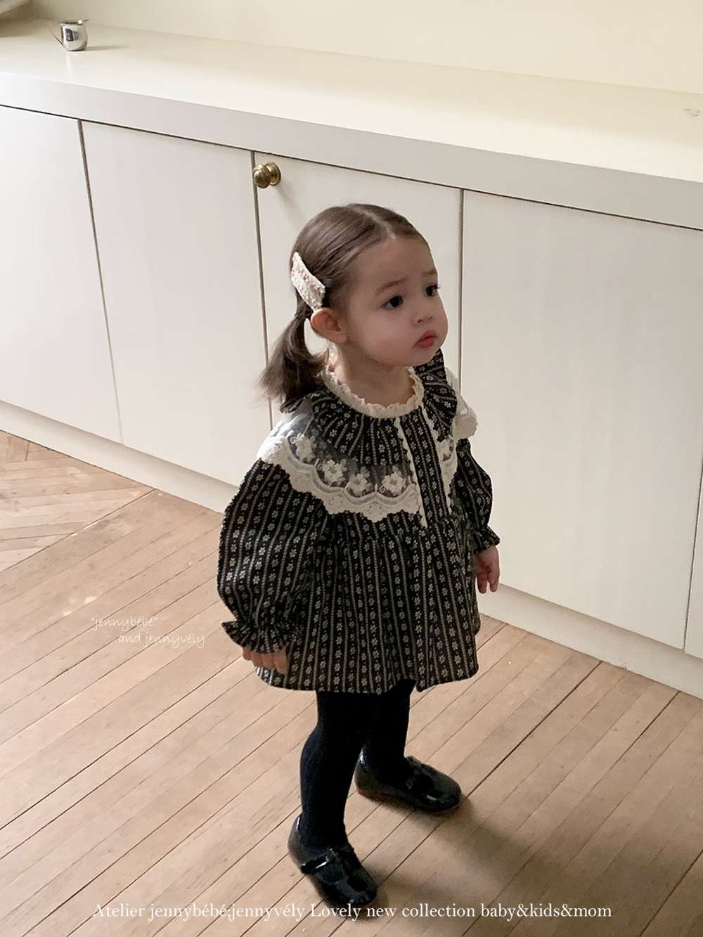 長袖ロンパース 長袖ロンパース スカート付き レースデザイン ベビーファッション【mh0011528】