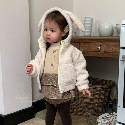 ロンパースセットアップ ノースリーブロンパース コーデュロイ チェック柄 フリルスカート【mh0011533】