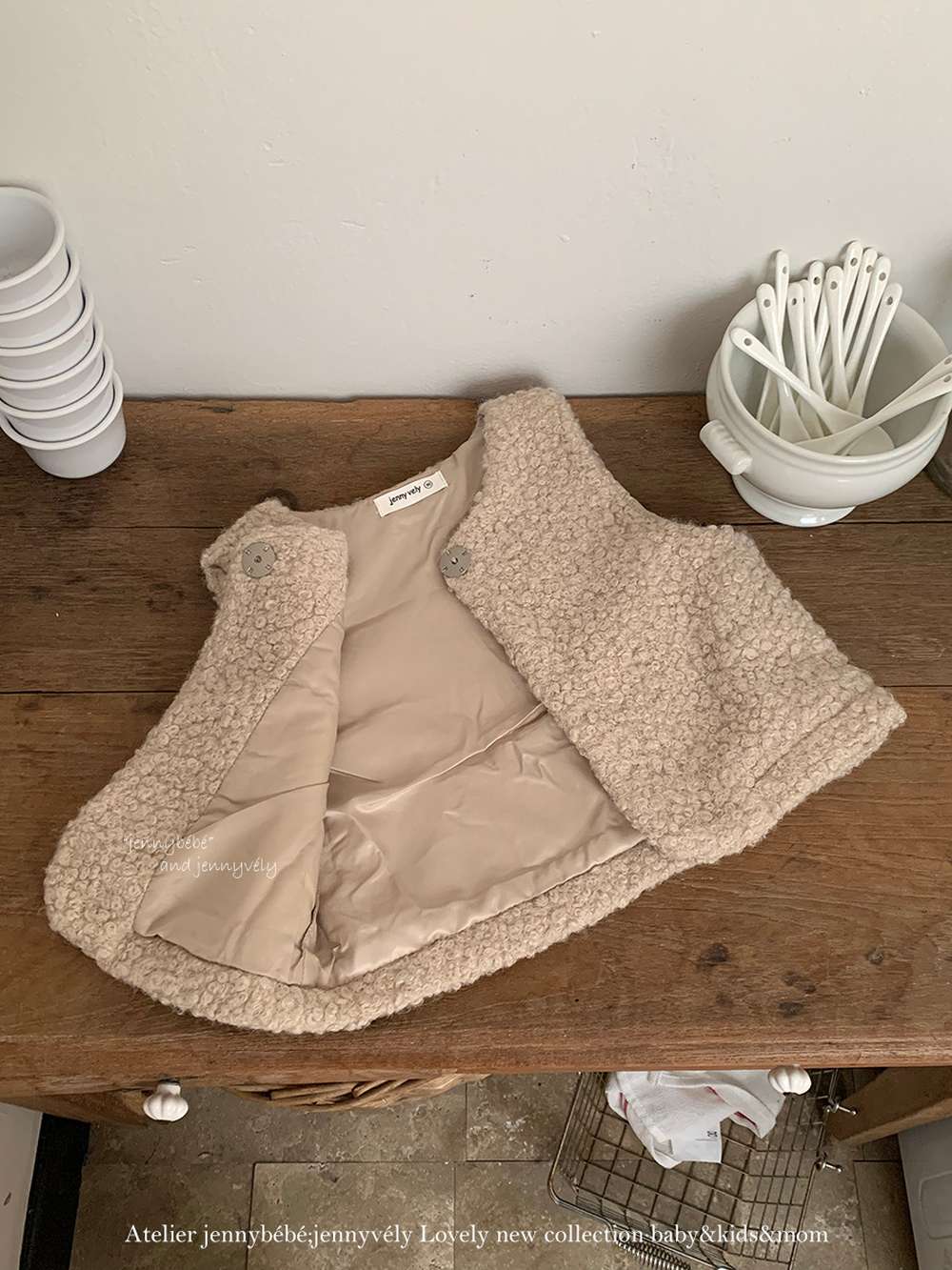 長袖セットアップ ボアベスト/長袖ブラウス/ノースリーブワンピース セットアップ 別売 コーデュロイ 小花柄【mh0011534】