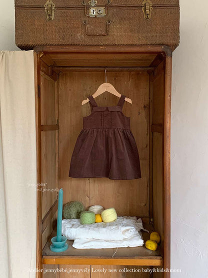 長袖セットアップ ボアベスト/長袖ブラウス/ノースリーブワンピース セットアップ 別売 コーデュロイ 小花柄【mh0011534】