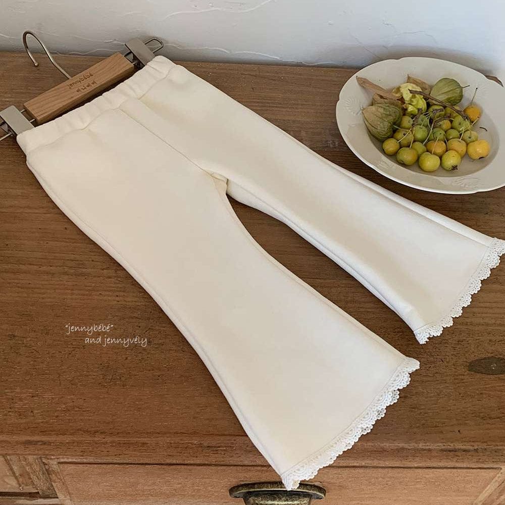 長袖セットアップ Pants / 80cm チュールレイヤード 長袖トップス 裏起毛 フレアパンツ セットアップ【mh0011527】