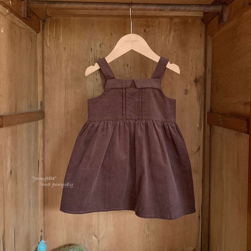 長袖セットアップ Sundress / 73CM ボアベスト/長袖ブラウス/ノースリーブワンピース セットアップ 別売 コーデュロイ 小花柄【mh0011534】