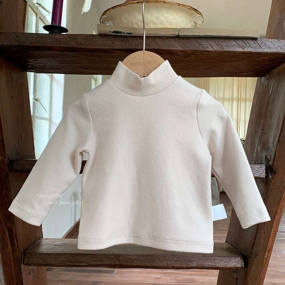 長袖セットアップ Tops / 73CM 長袖セットアップ フリース素材 丸襟ブラウス フリルかぼちゃパンツ 2点セット 防寒【mh0011532】