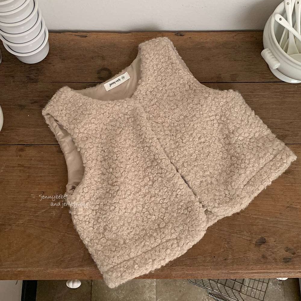 長袖セットアップ Vest / 73CM 長袖セットアップ チェック小花柄 ブラウス サスペンダー付きブルマ 2点セット【mh0011535】