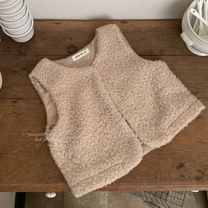 長袖セットアップ Vest / 73CM ボアベスト/長袖ブラウス/ノースリーブワンピース セットアップ 別売 コーデュロイ 小花柄【mh0011534】