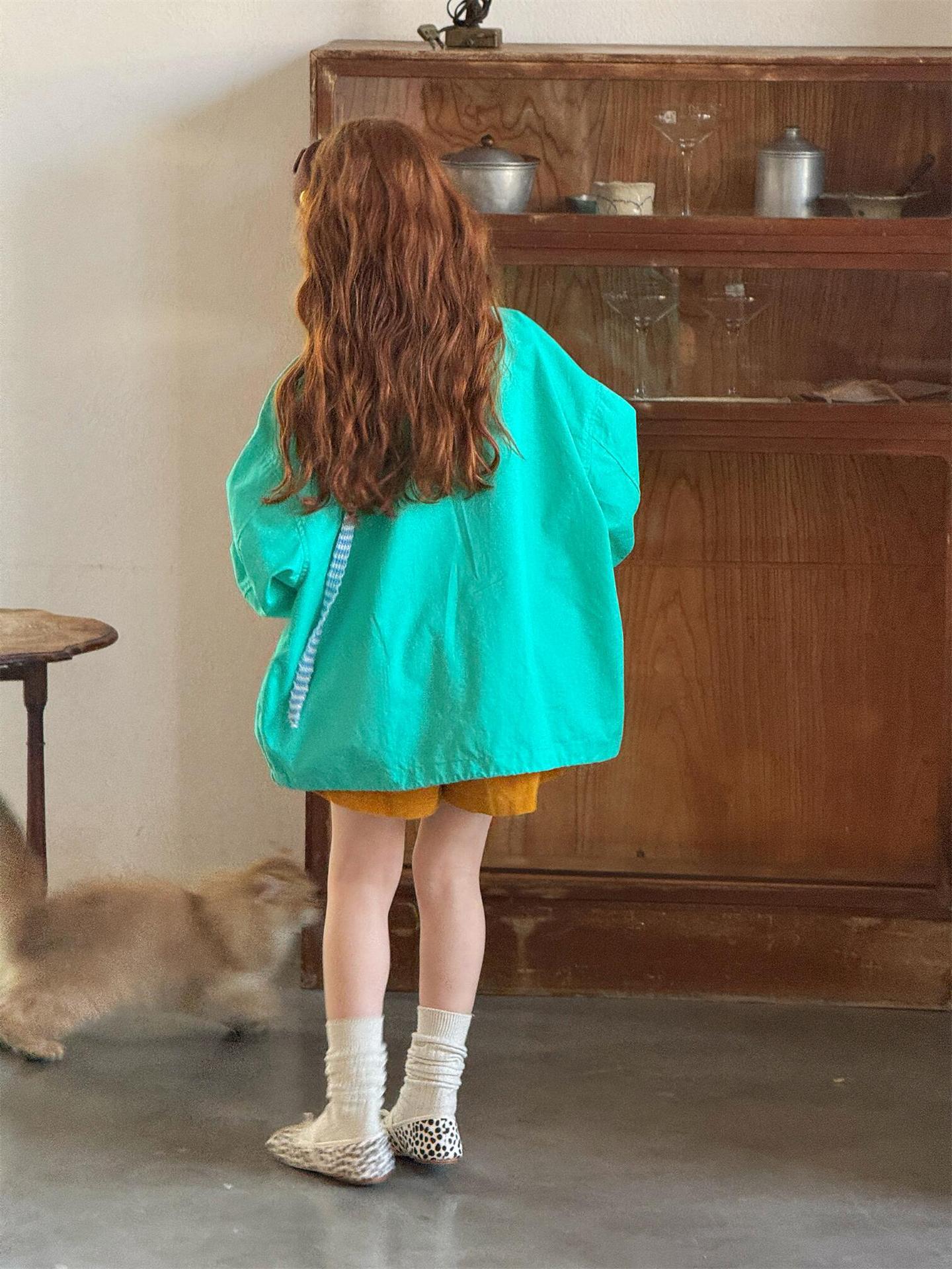 ショートコート・ジャケット・ジャンパー Contrast Color Lapel Casual Jacket バイカラー ラペル カジュアルジャケット【mh0012211】