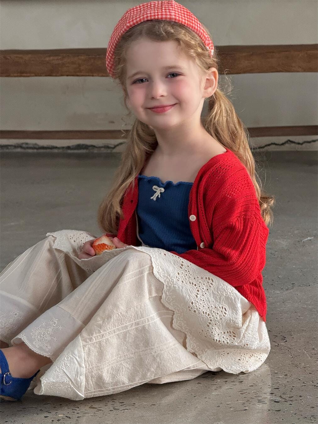 カーディガン・パーカー キッズカーディガン レースニットボレロカーディガン【mh0009152】