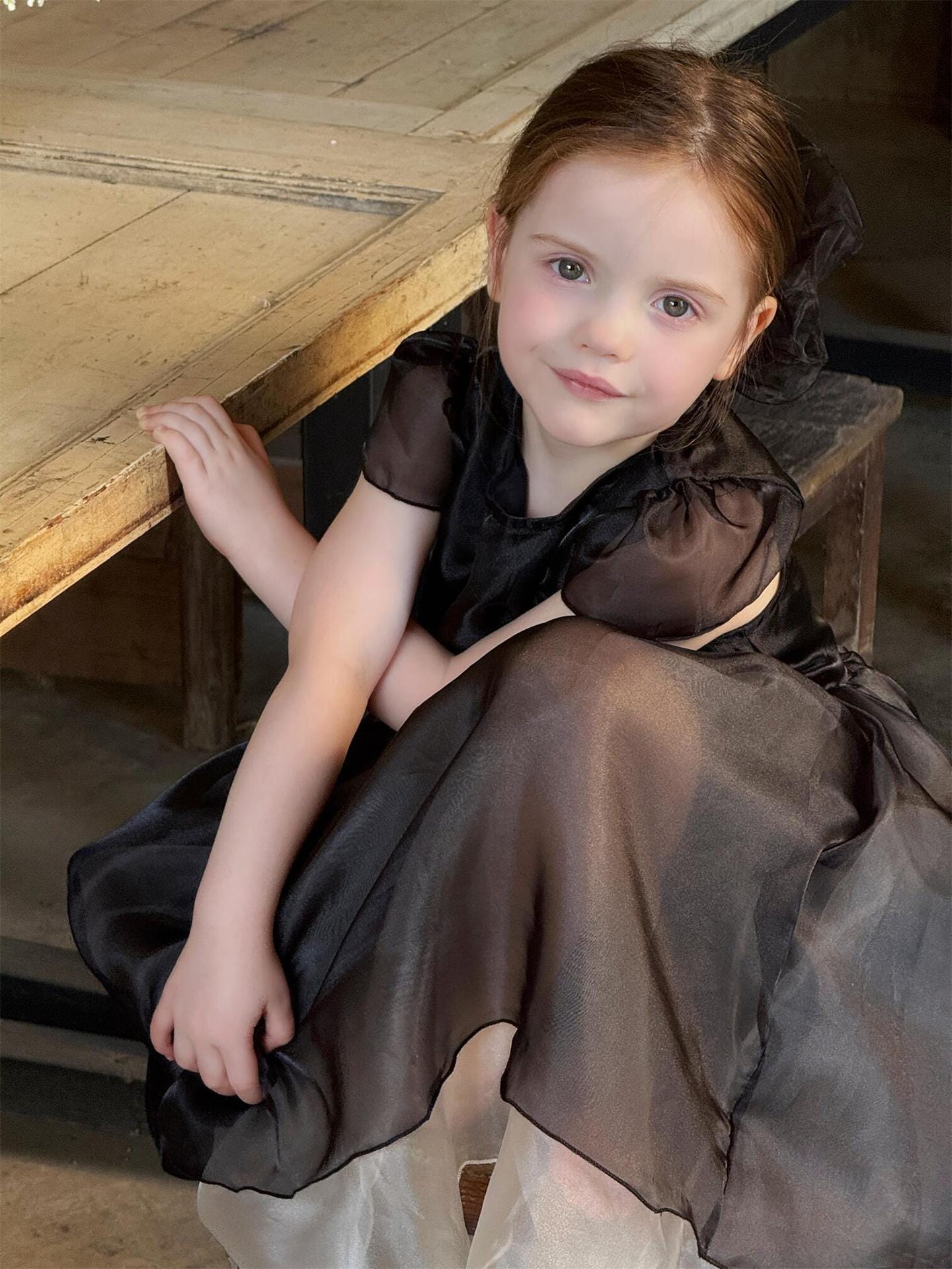 半袖ワンピース メッシュスカート半袖パーティドレスワンピース【mh0009860】