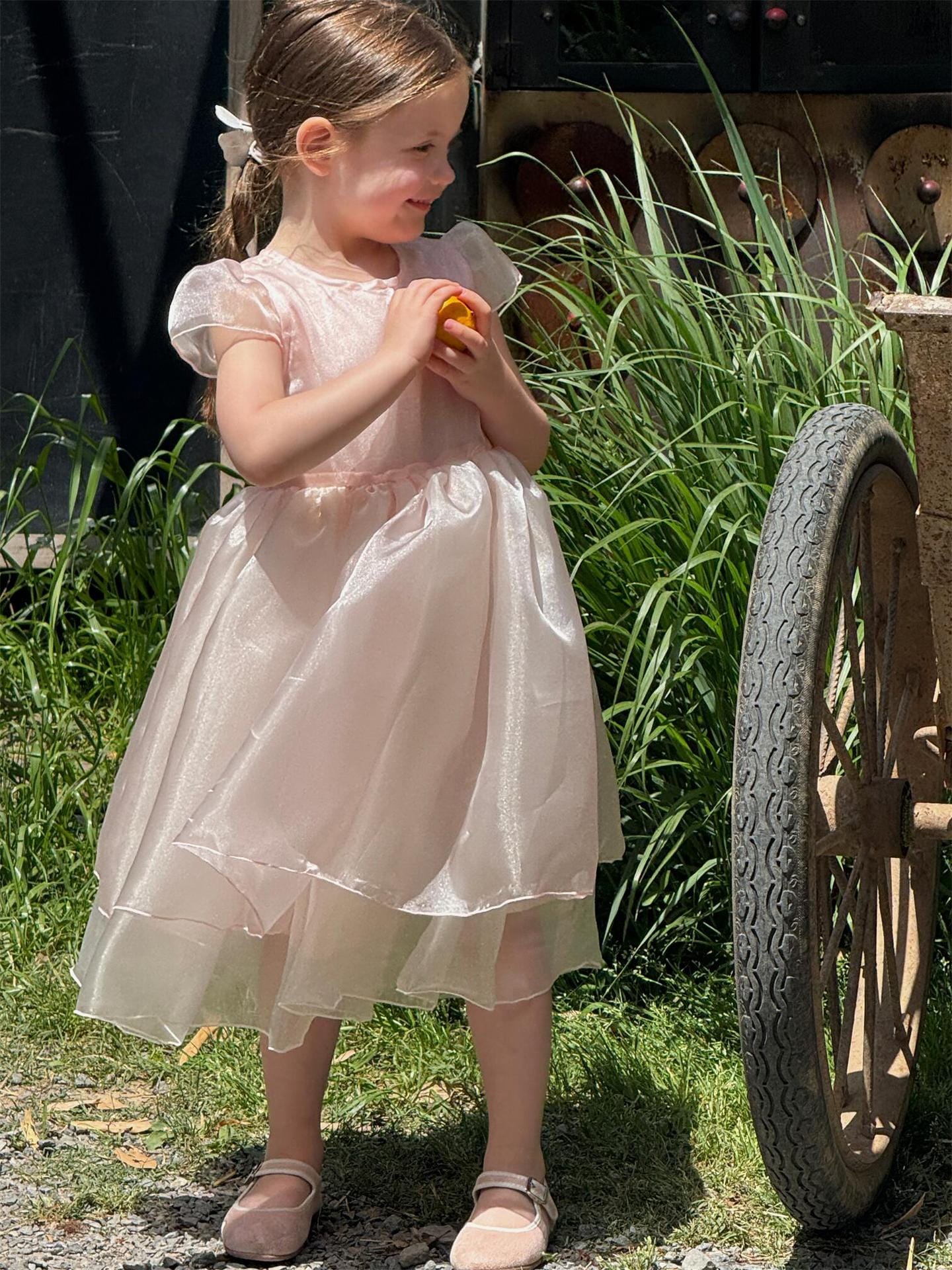 半袖ワンピース メッシュスカート半袖パーティドレスワンピース【mh0009860】