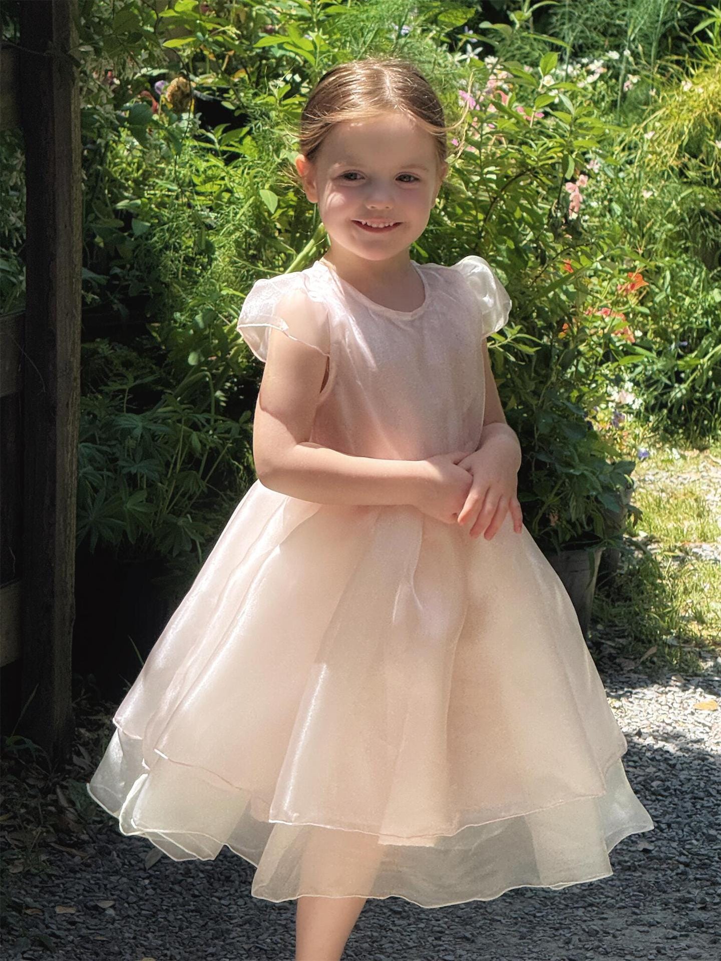 半袖ワンピース メッシュスカート半袖パーティドレスワンピース【mh0009860】