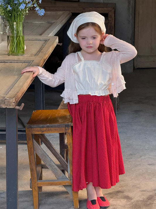 カーディガン・パーカー 裾フリルサマーニットボレロカーディガン【mh0009863】