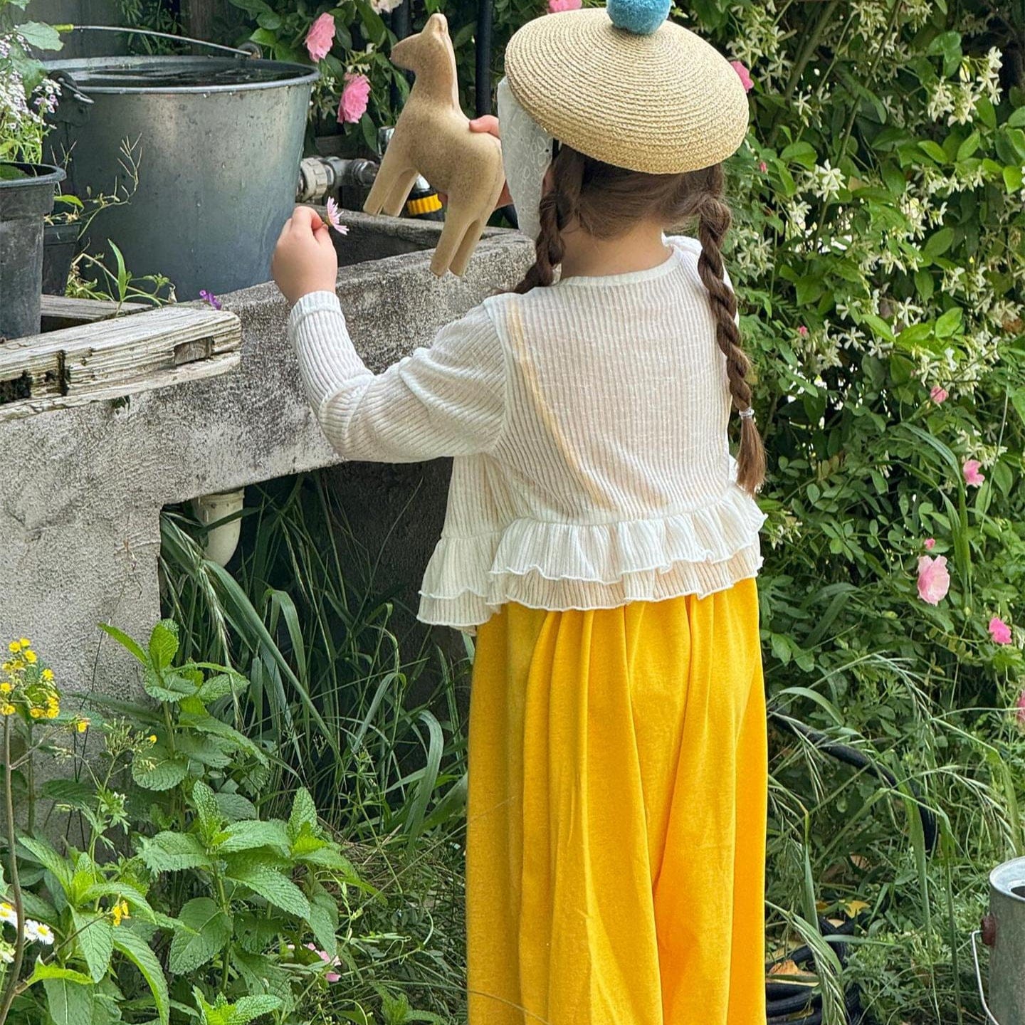 カーディガン・パーカー 裾フリルサマーニットボレロカーディガン【mh0009863】