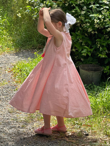 ノースリーブワンピース ノースリーブタックスカートロングワンピース【mh0009866】