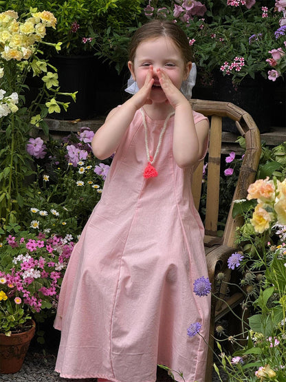 ノースリーブワンピース ノースリーブタックスカートロングワンピース【mh0009866】