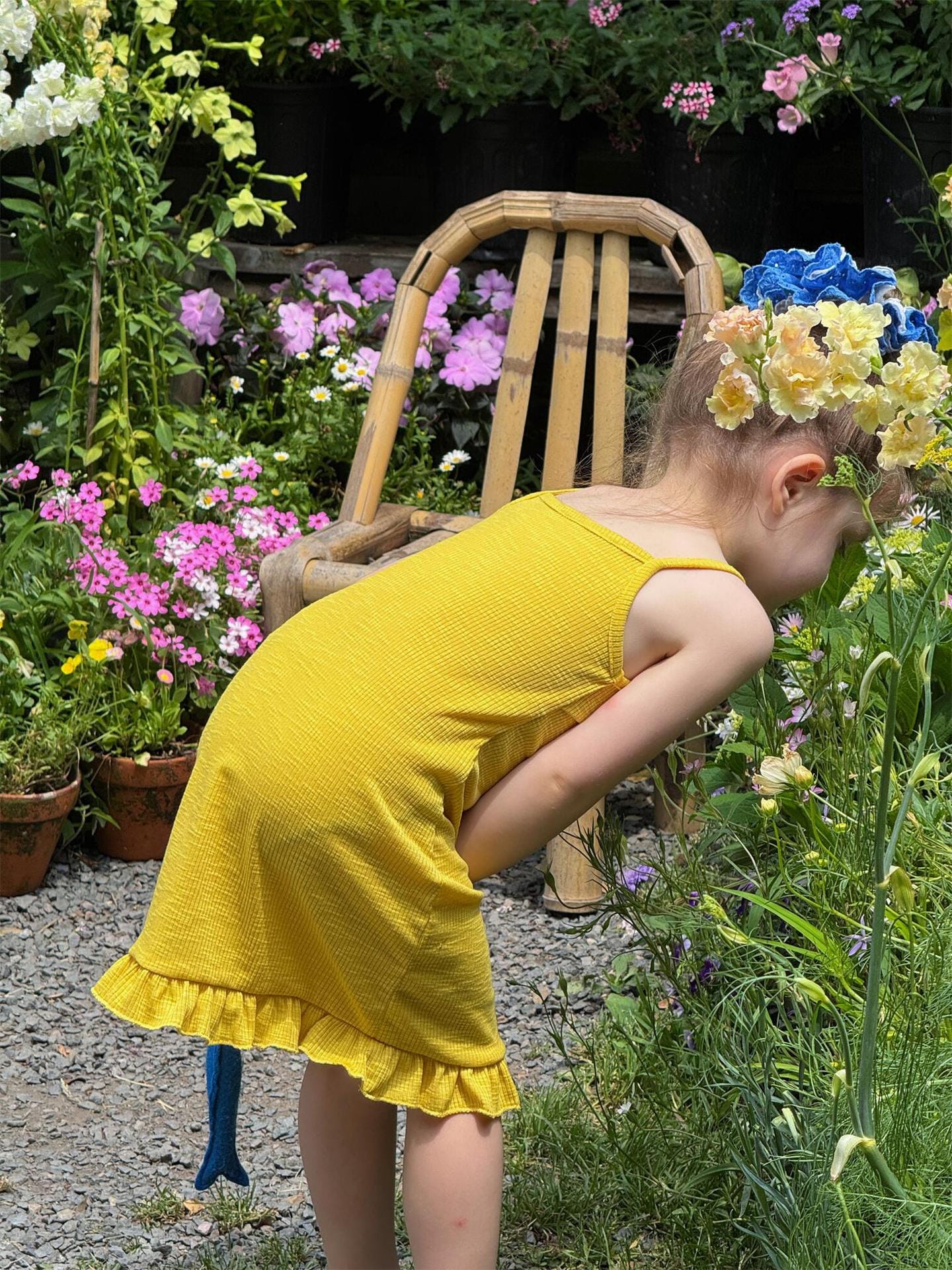 ノースリーブワンピース 裾フリルリボンキャミソールワンピース【mh0009875】