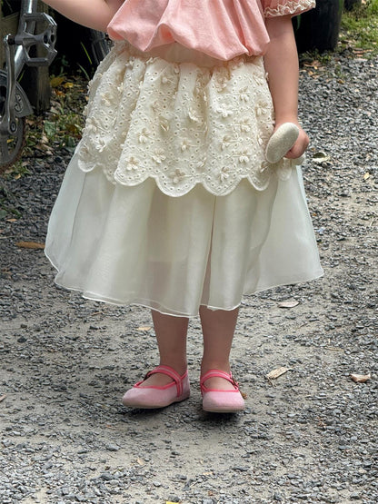 スカート レースメッシュプリンセススカート【mh0009882】